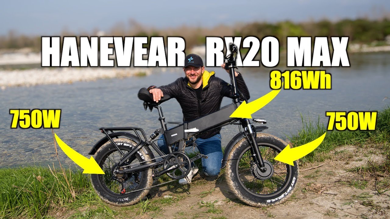 Bici Elettrica con doppio motore 1500W! HANEVEAR RX20 MAX