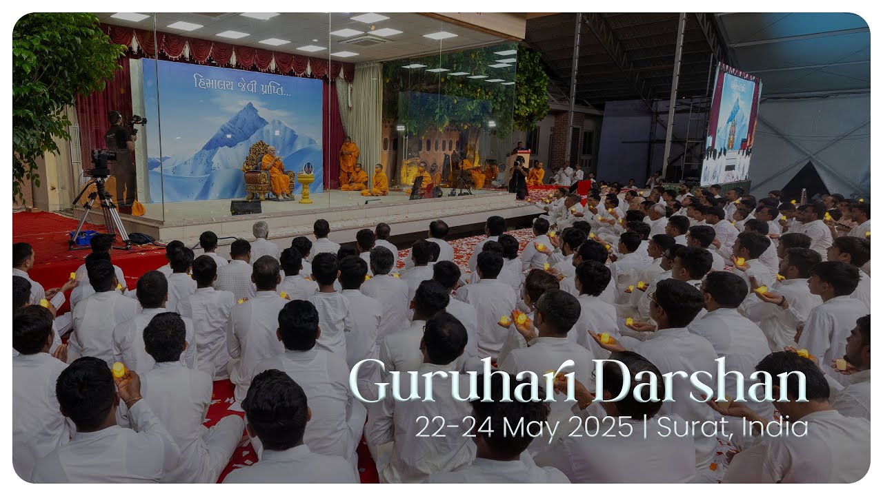 Guruhari Darshan, 22-24 May 2025, Surat, India