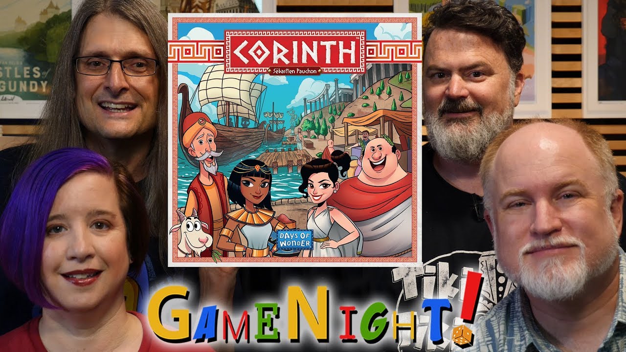 Corinth - GameNight! Se7 Ep27 - How to Play and Playthrough