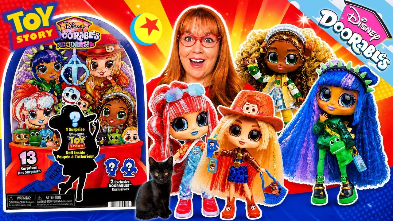 ❤️💙 ПОЛНЫЙ НАБОР! Распаковка ВСЕХ куколок Disney Doorables ADoorbs из &laquo;Истории игрушек&raquo;!