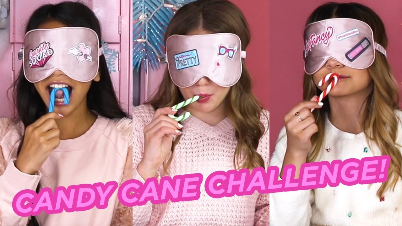 Candy Cane Challenge with Jessalyn Grace, Piper Rockelle and Sophie Michelle! | Petite 'n Pretty
