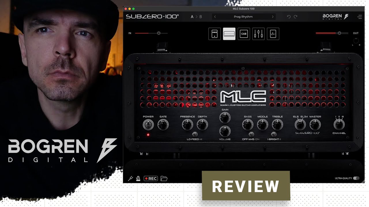 This NEW Custom Guitar amp-sim blew my mind! || Bogren digital - MLC Subzero 100 review