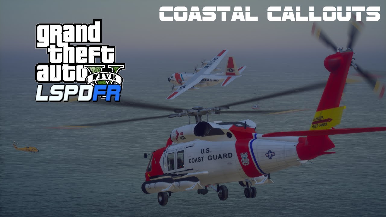 GTA V |  LSPDFR | Coastal Callouts |  United States Coast Guard | Distress Signal from Ship