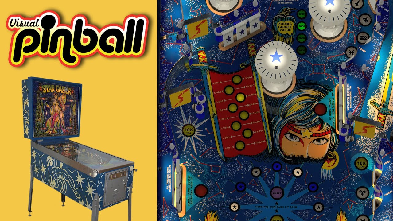 Star Gazer (Stern 1980) - Visual Pinball - VPX