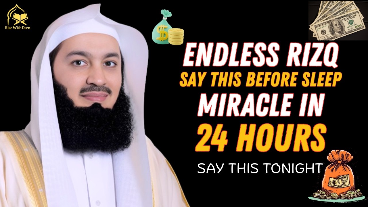 1 Secret Dua for Endless Rizq | Say This Before Sleeping Tonight | Islamic Motivation | Mufti Menk
