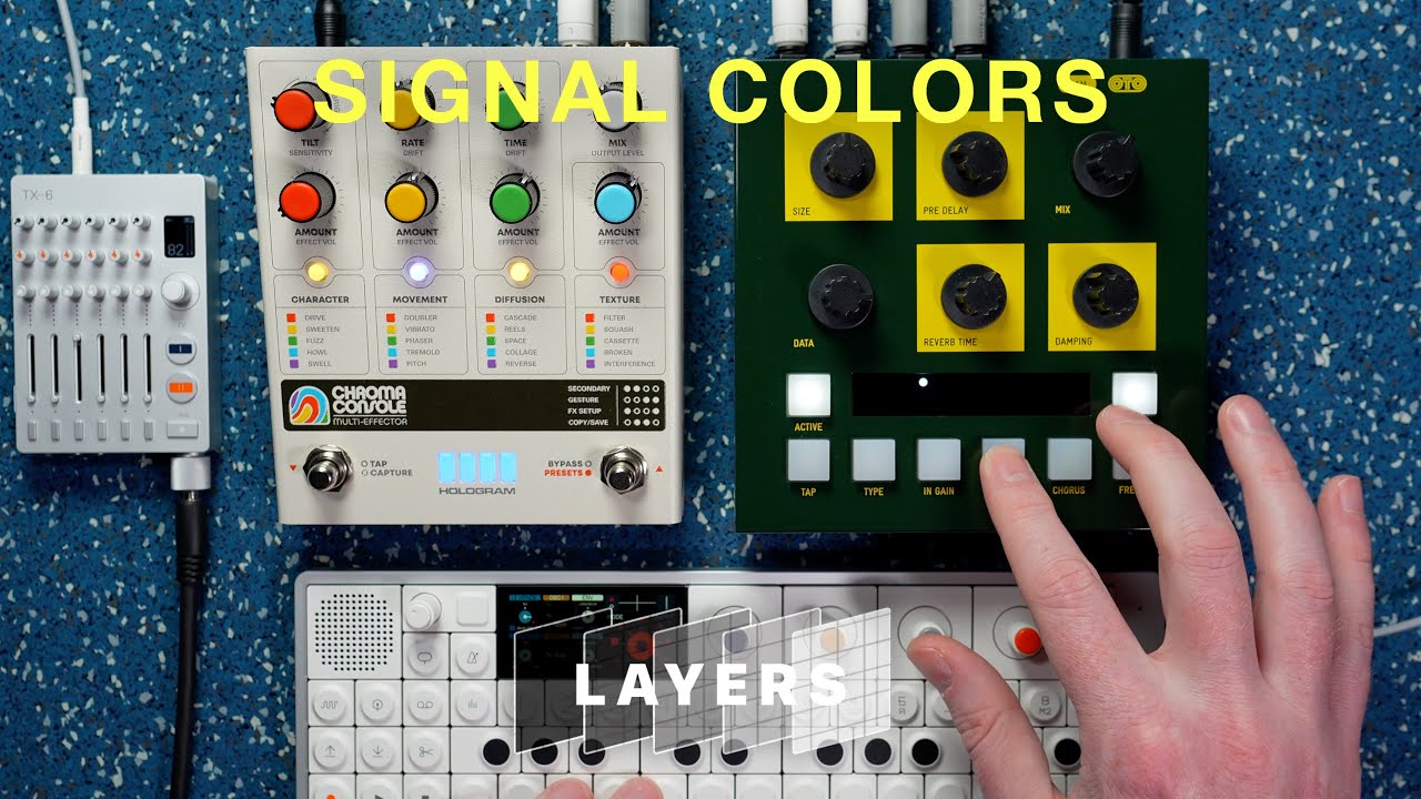 OTO BAM и консоль Chroma с полем OP-1
