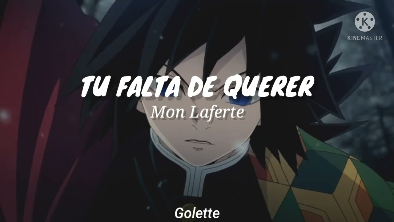 Tu falta de querer con Tomioka de fondo 💞