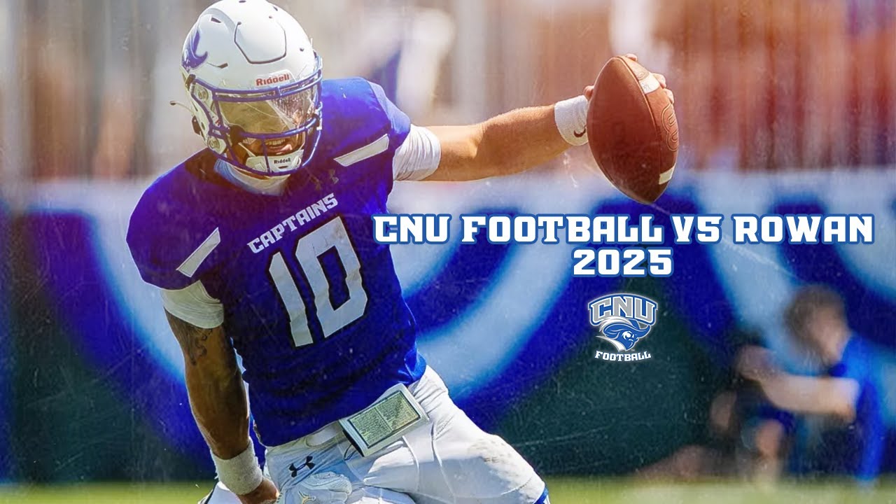 DOUBLE OVERTIME WIN ON THE ROAD | #23 CNU Football vs Rowan Highlights 2025