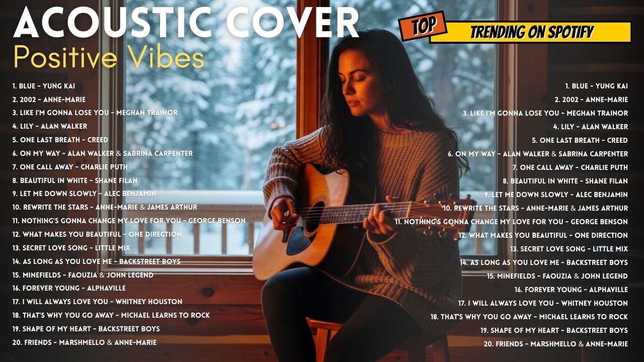 Good Mood Guaranteed ✨🎶 || English Acoustic Cover Songs with Beautiful Vibes (Top Hits on Spotify)