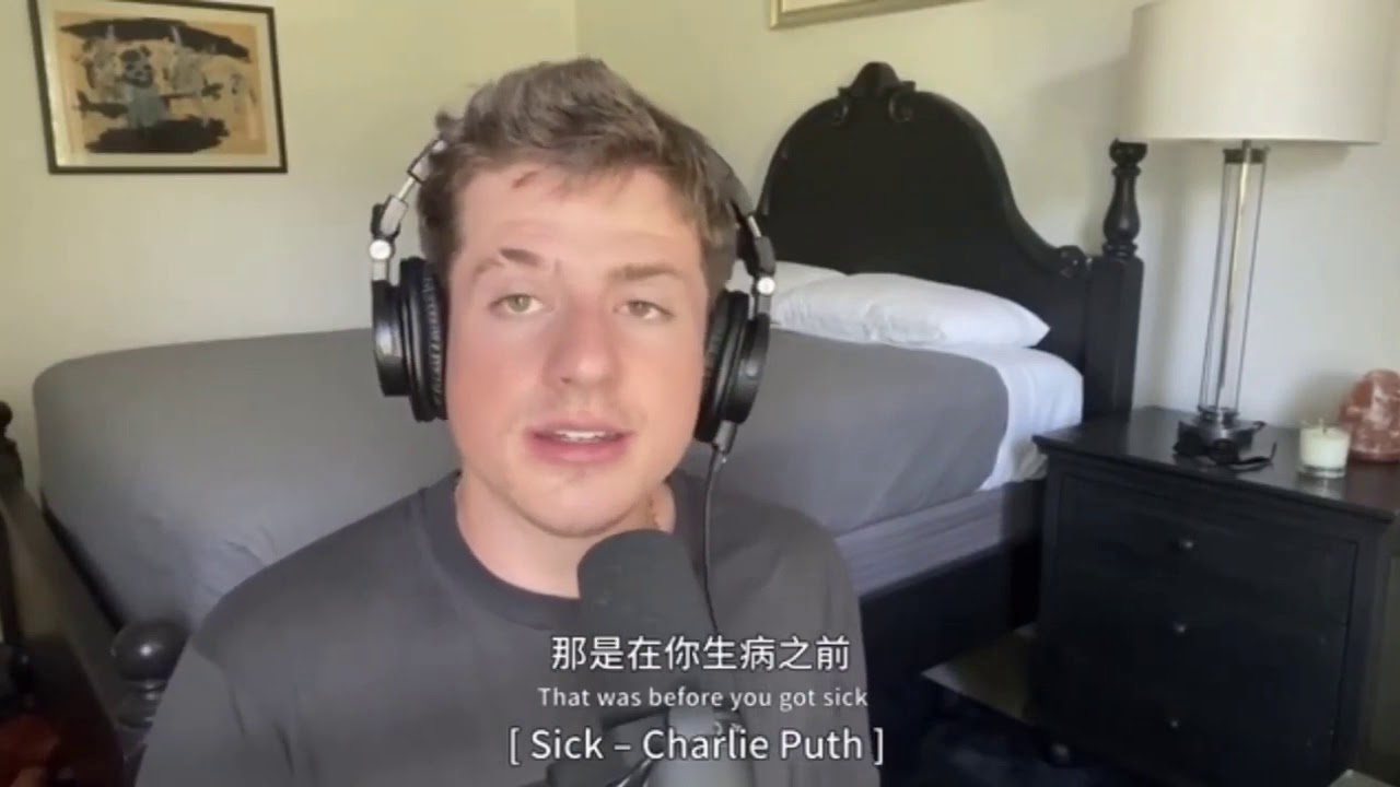 Charlie Puth performing Sick 🥺🎶💚