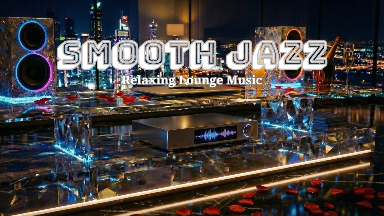 Luxury Penthouse Jazz | Smooth Saxophone Lounge with Night City Views