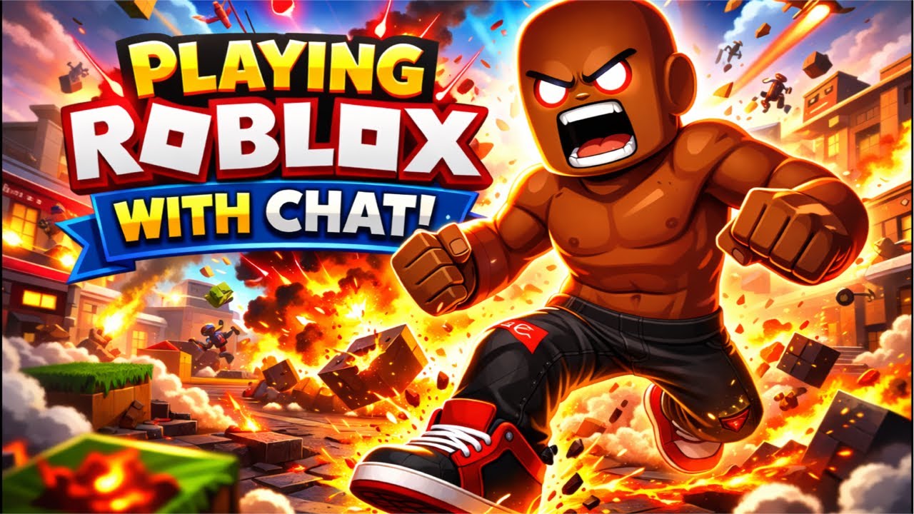 PLAYING ROBLOX WITH CHAT ( NEVER SKIP AN OBAII AD😭‼️)