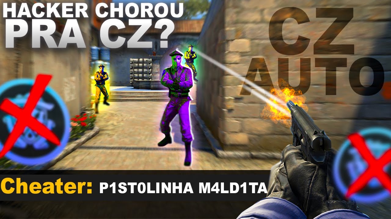 Fui usar CZ-auto no CS FREE e fiz um ROUND incrível contra HACKER? Deu muito RUIM.