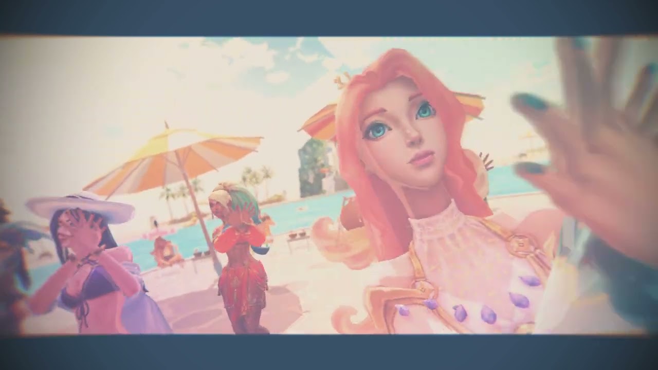 【League Of Legends MMD/4K/60FPS】Ocean Song Squad 【Summertime サマータイム】