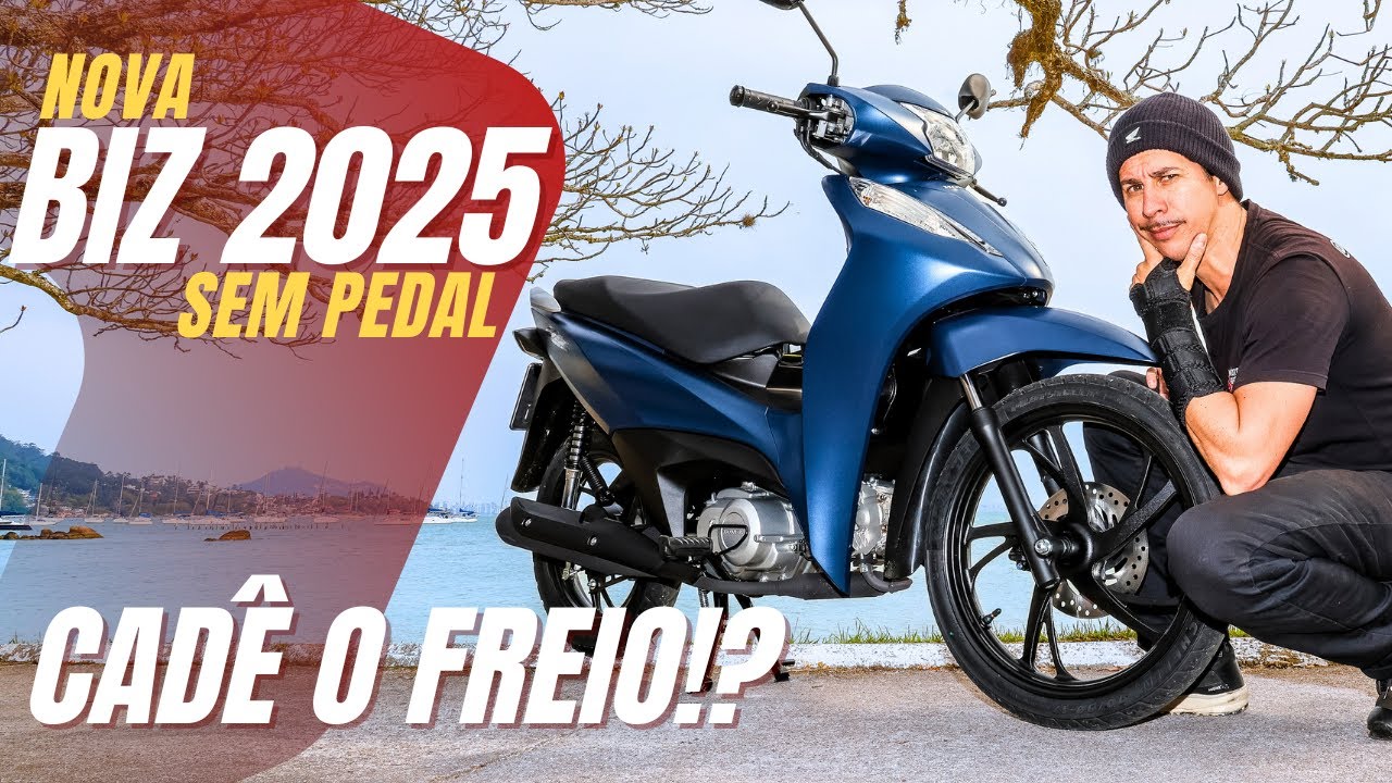 BIZ 2025 LANÇAMENTO NÃO TEM MAIS FREIO NO PÉ, EU EXPLICO!