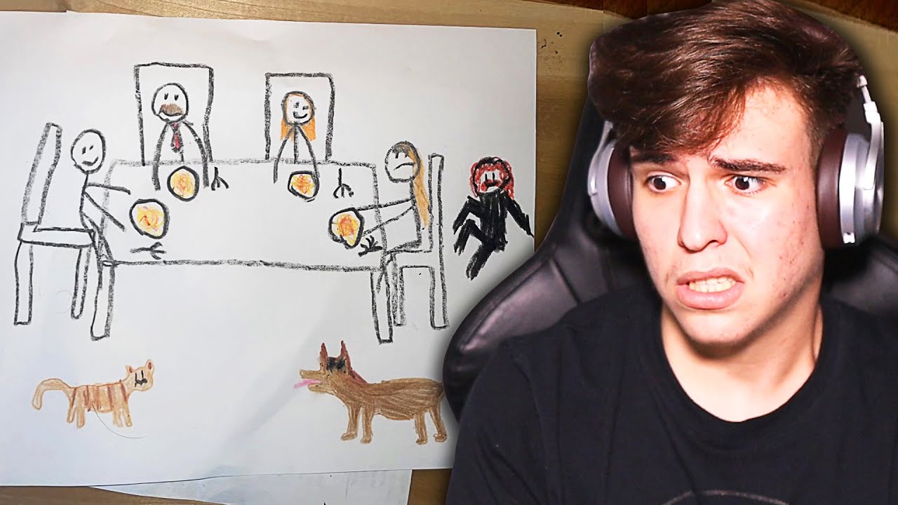 CELE MAI CREEPY DESENE FĂCUTE DE COPII MICI! [Înfricoșător]