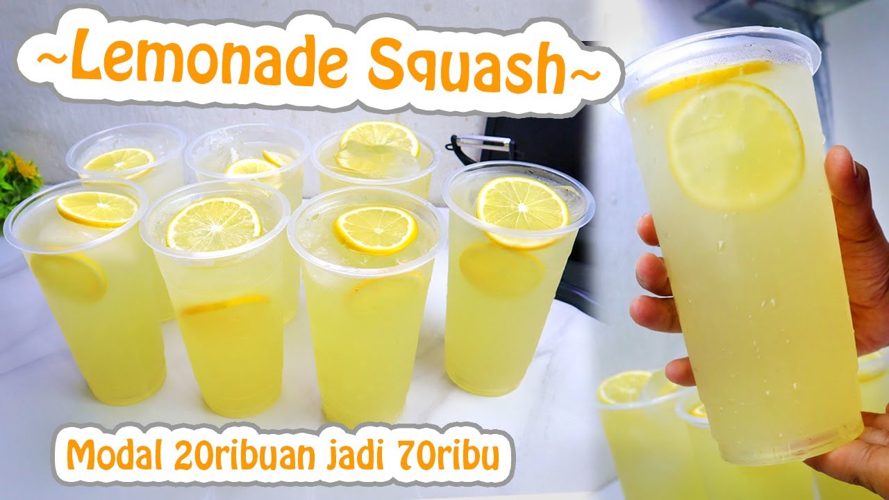 TERNYATA JUALAN MINUMAN SEGAR ITU UNTUNGNYA GEDE BANGET !! TAKARAN LENGKAP BUAT LEMONADE SQUASH