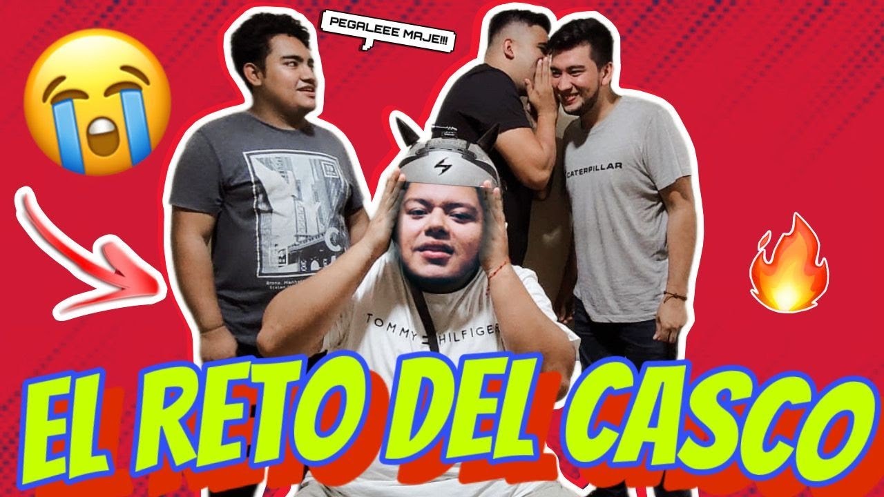 EL RETO DEL CASCO con mis AMIGOS ⛑
