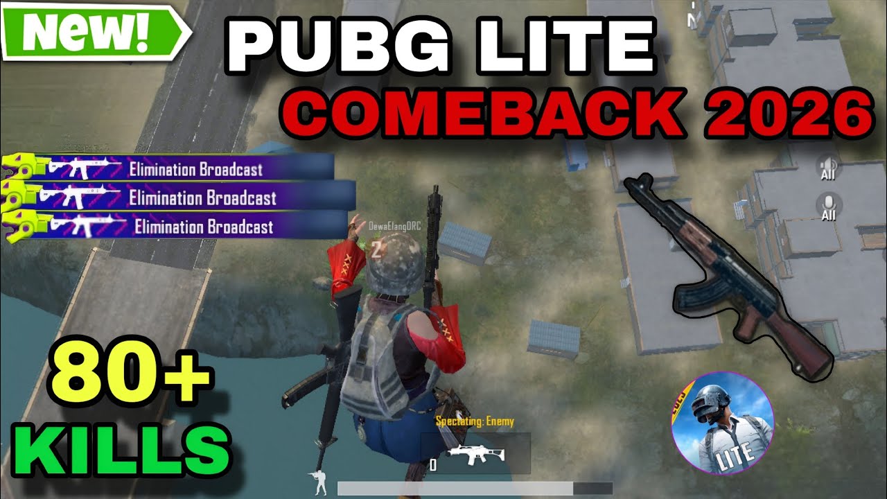 PUBG LITE COMEBACK 2026 😱 | Hacker Lobby Me 80+ KILLS 💀 | Hackers KO SPECTATE KIYA 🔥