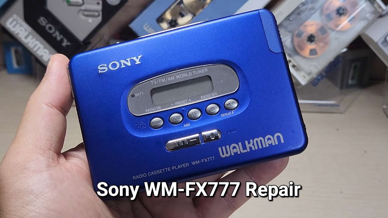 Sony WM-FX777 Repair Cassette Player Walkman