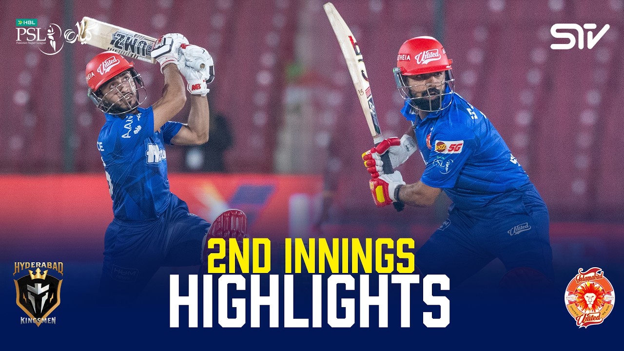 2nd Innings Highlights | Hyderabad Kingsmen vs Islamabad United | Match 36 | HBL PSL 11 | MZB1J