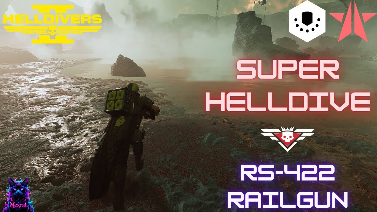 Helldivers 2 | Railgun + JAR-5 Dominator | Automatons | Super Helldive Gameplay