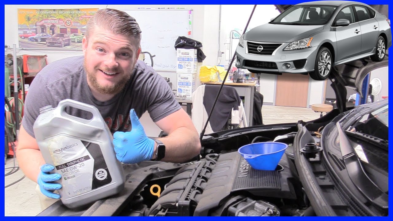 Как заменить масло и фильтр Nissan Sentra 2012–2019 | ЛЕГКО!