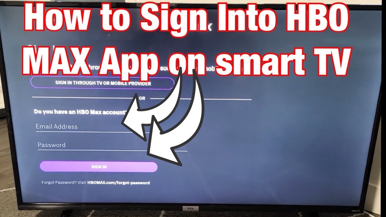 How to Sign In (Log In) HBO MAX App on TV