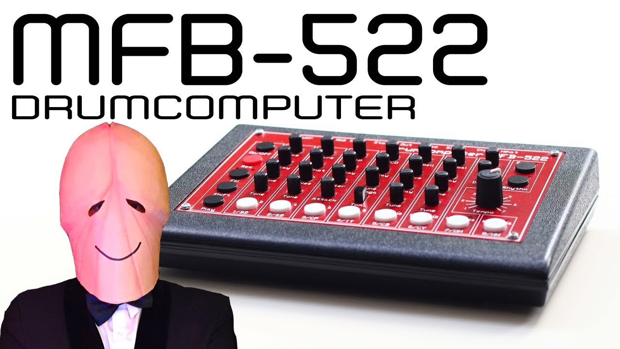 MFB 522 DRUMCOMPUTER  Sound and Functions   [direct high quality sound]