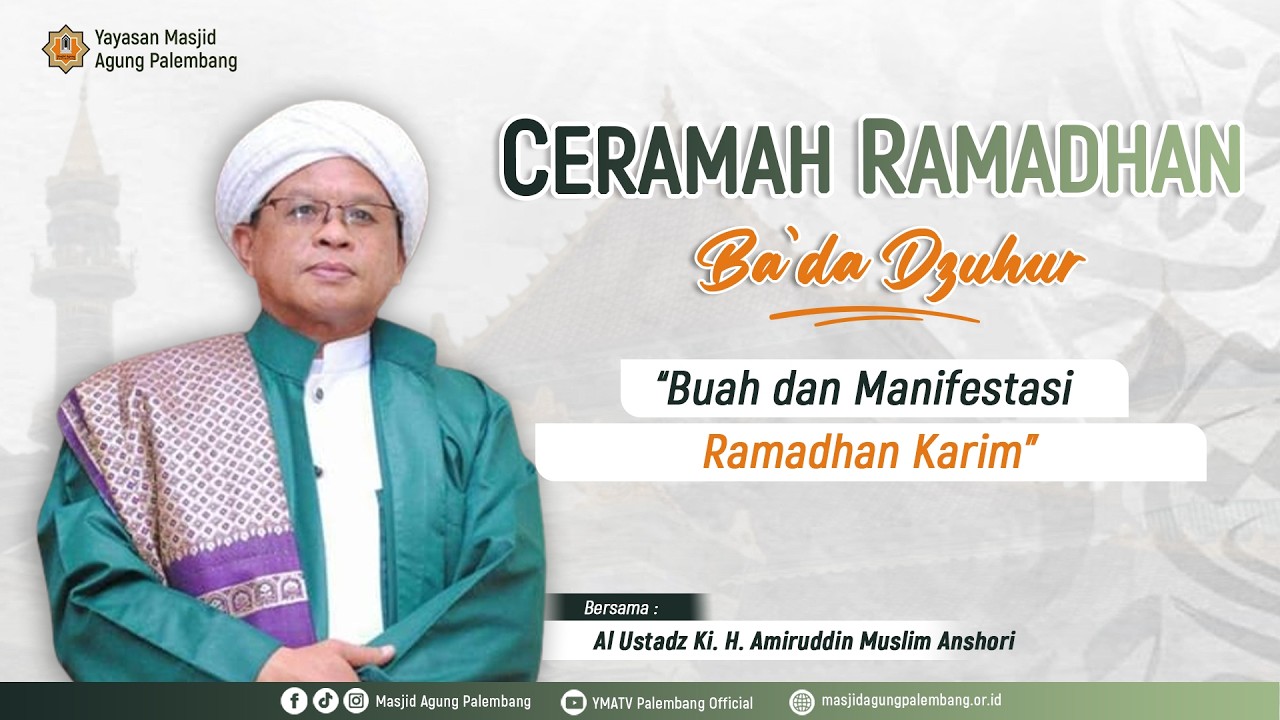 [LIVE] SHOLAT BERJAMA'AH & CAWISAN BA'DA DZUHUR | AL USTADZ KI. H. AMIRUDDIN MUSLIM ANSHORI