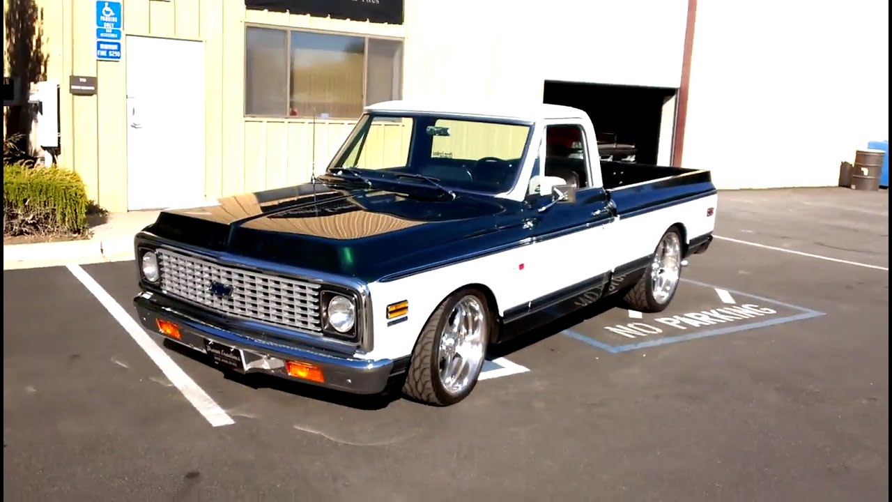 1972 Chevy Cheyenne 454 Custom - Dream Creations Auto-body Rims and Tires