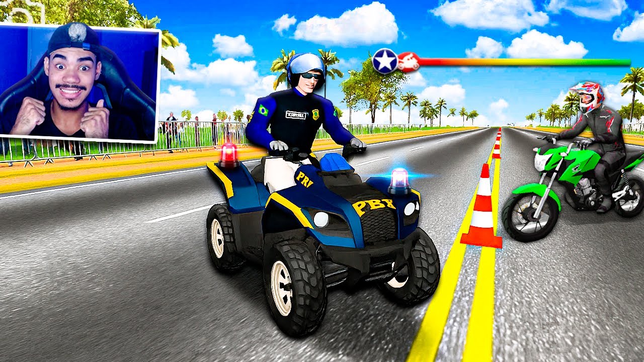 COMO JOGAR COM QUADRICICLO DA PRF NO MOTO WHEELIE 3D!!?