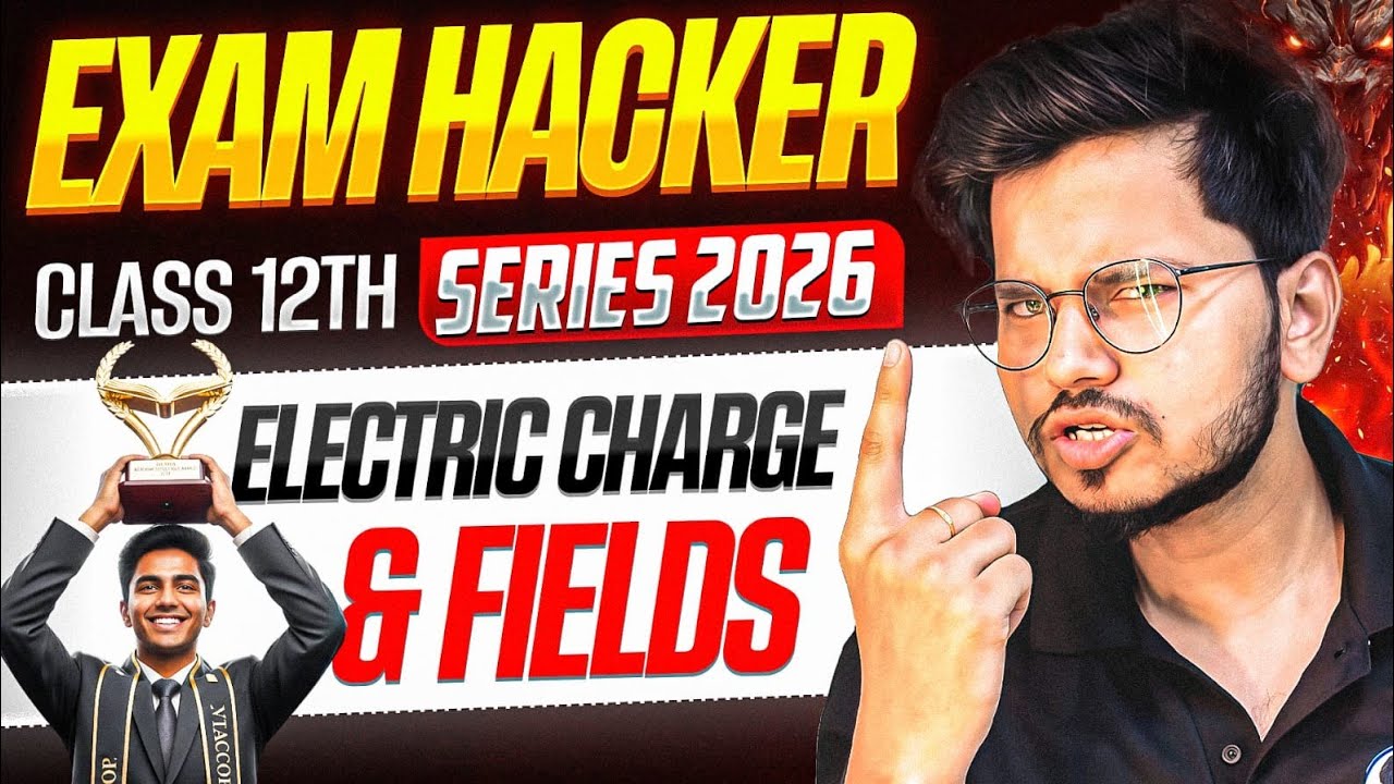 ⚡ Electric Charges & Fields One Shot 🧲 | Class 12 Physics 💥Board 2025–2026 Full chapter by munil sir