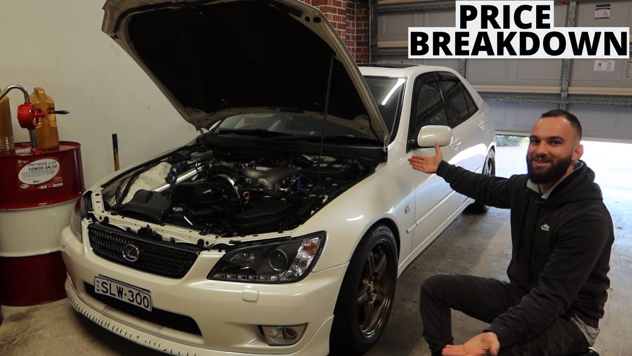 HOW MUCH $$$ did our TURBO IS300 + FULL ENGINE BUILD cost us - (Complete Price Guide)