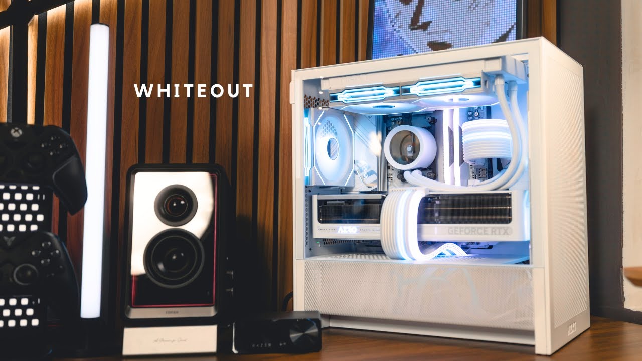 NZXT H3 Flow WHITE mATX PC Build - RTX 5070 Ti | AMD Ryzen 9800X3D