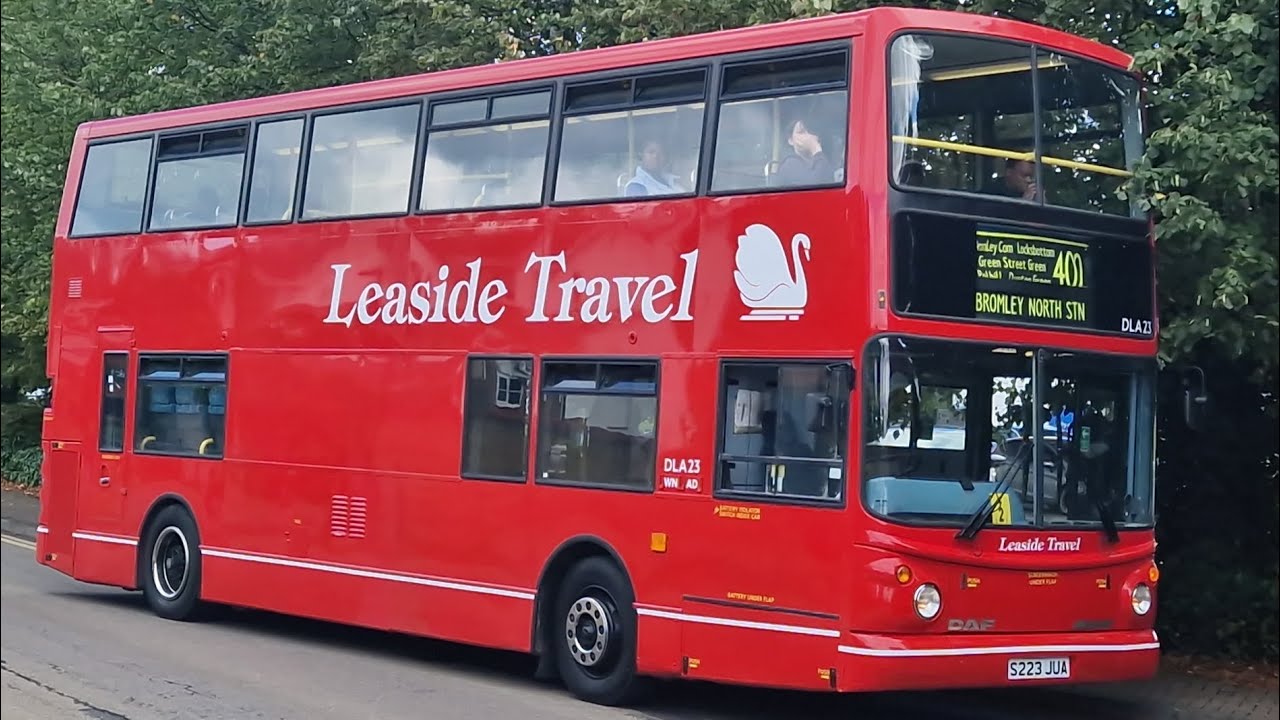 Ex-Arriva London (Leaside Travel) DLA23 S223JUA Bus Route 402 (Orpington Running Day)