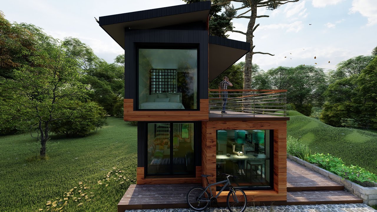 TINY HOUSE - 3 X 20 FT. SHIPPING CONTAINER HOUSE