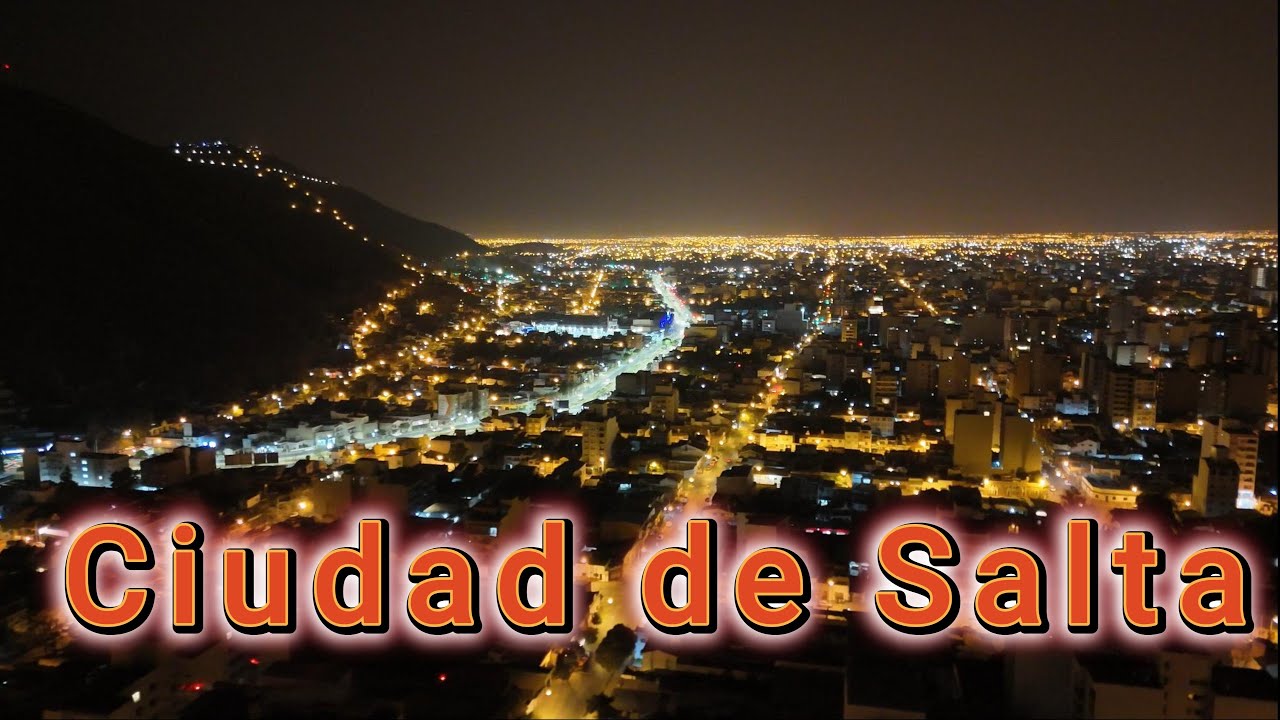 Bella ciudad de Salta, de noche 😍🌌✨🌙
