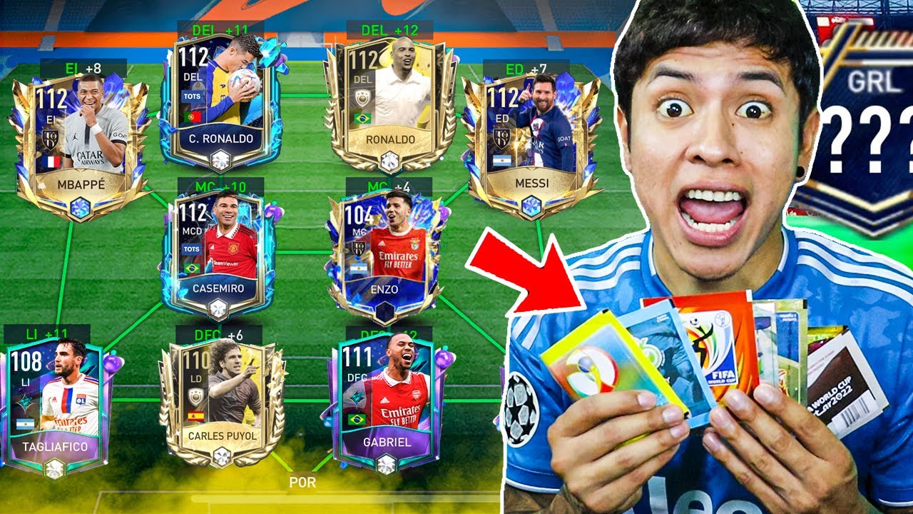 SOBRES DE MUNDIALES DECIDEN MI EQUIPO en FIFA MOBILE 😱 *No lo vas a creer*