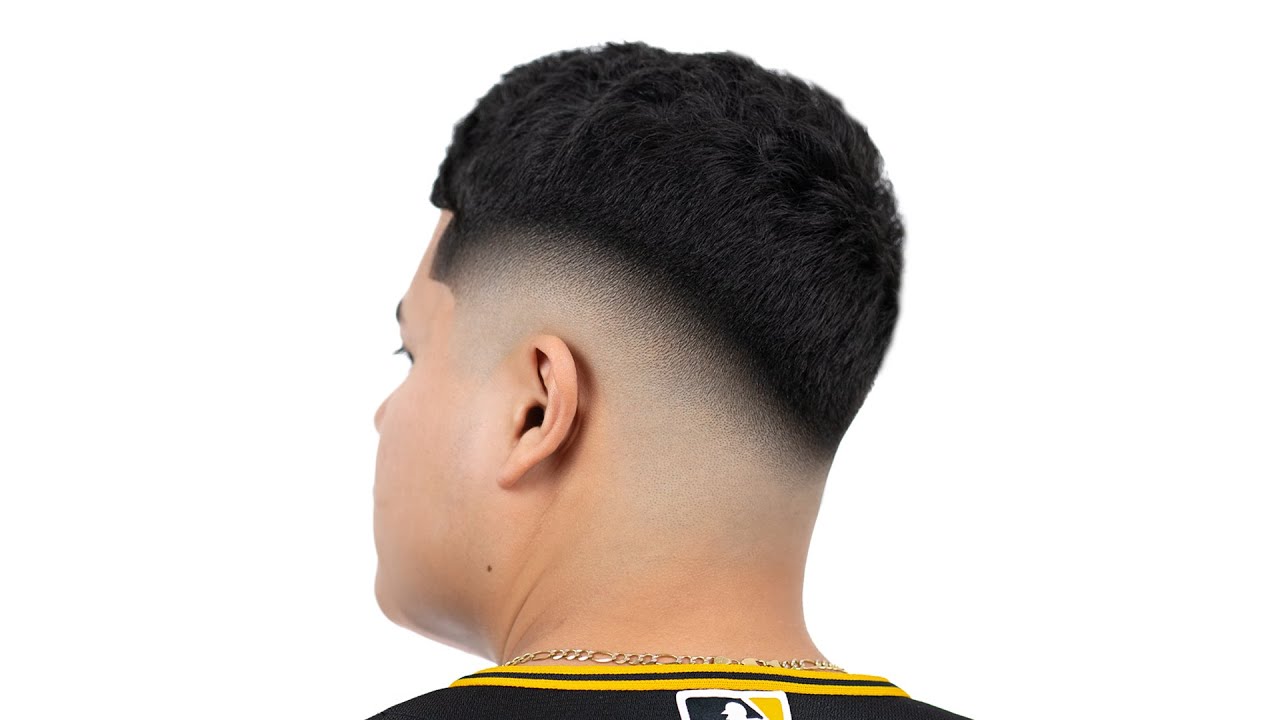 SUPER BLURRY MID DROP FADE HAIRCUT TUTORIAL!