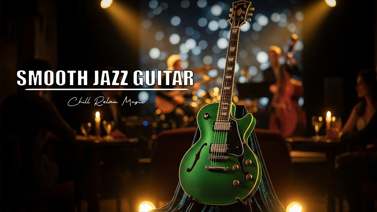 Smooth Jazz Guitar Music - Luxury Cafe Vibes • Relaxing Guitar Music for Cafe, Study & Work