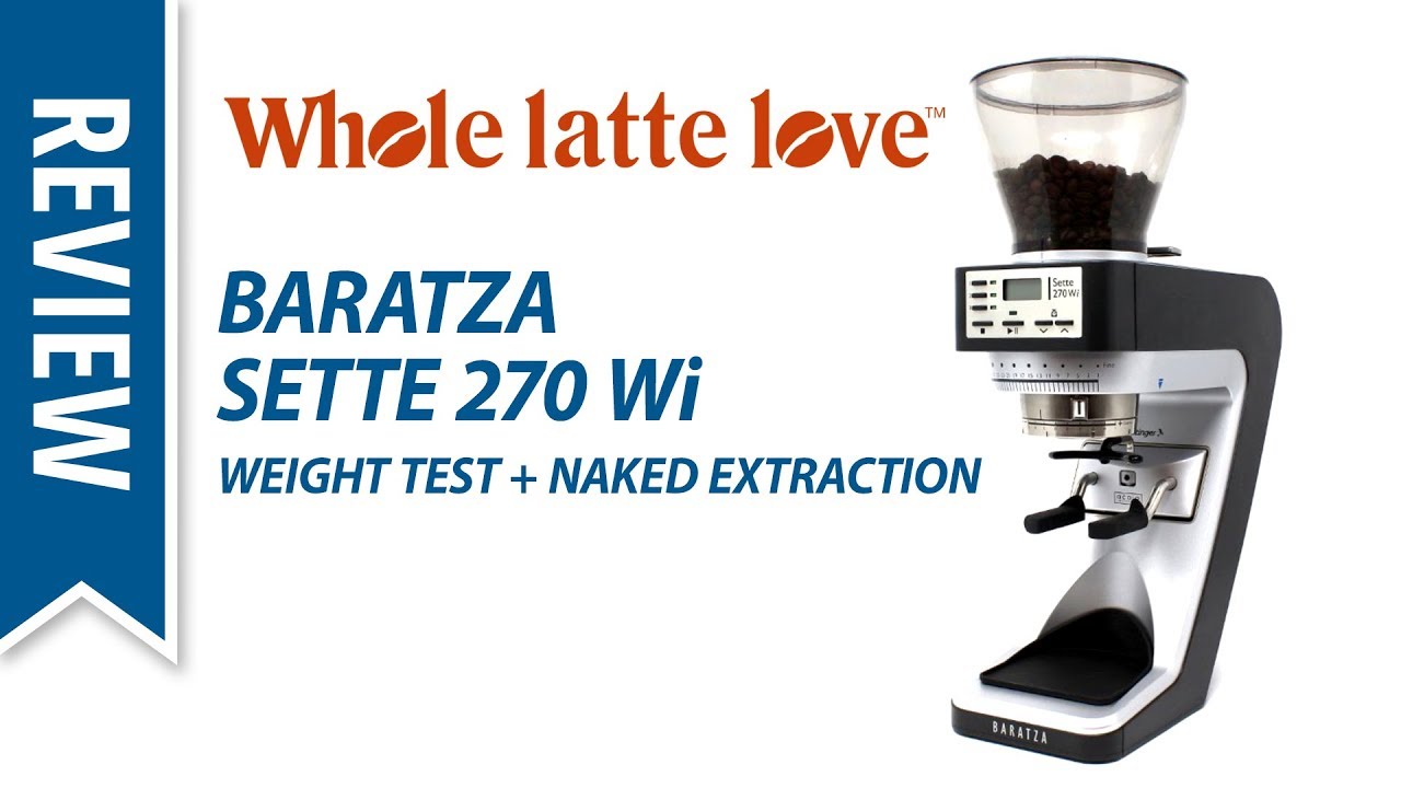 Review: Baratza Sette 270 Wi Grinder Weight Tests