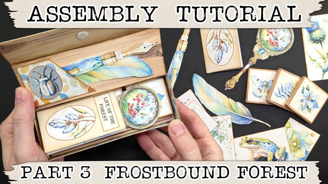 Frostbound Forest Part 3 | Junk Journal Style Project Kit with a Story!