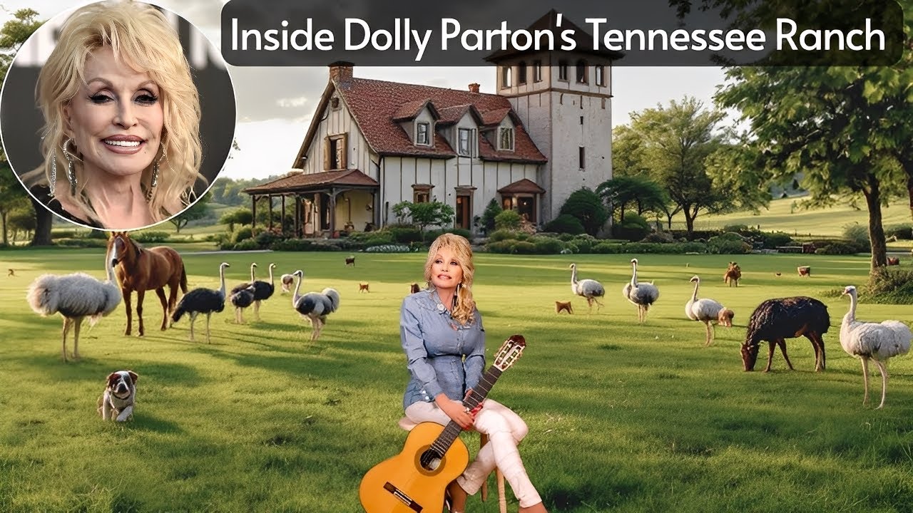 Dolly Parton’s Tennessee Home– A Country Legend’s Glamour, Music, and Mountain Roots.