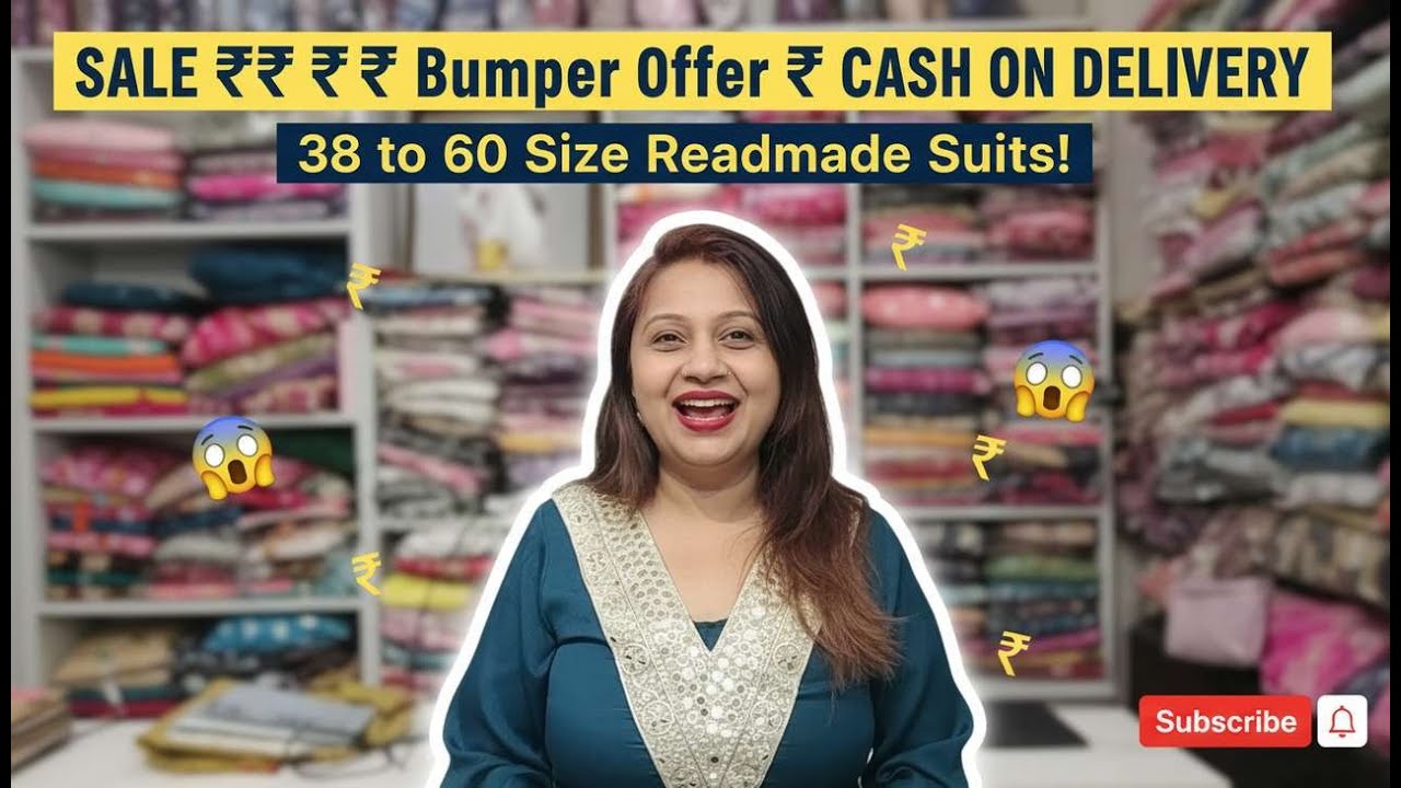 38 to 60 size live shopping 38 to 60 readymade suits CASH ON DELIVERY AVAILABLE