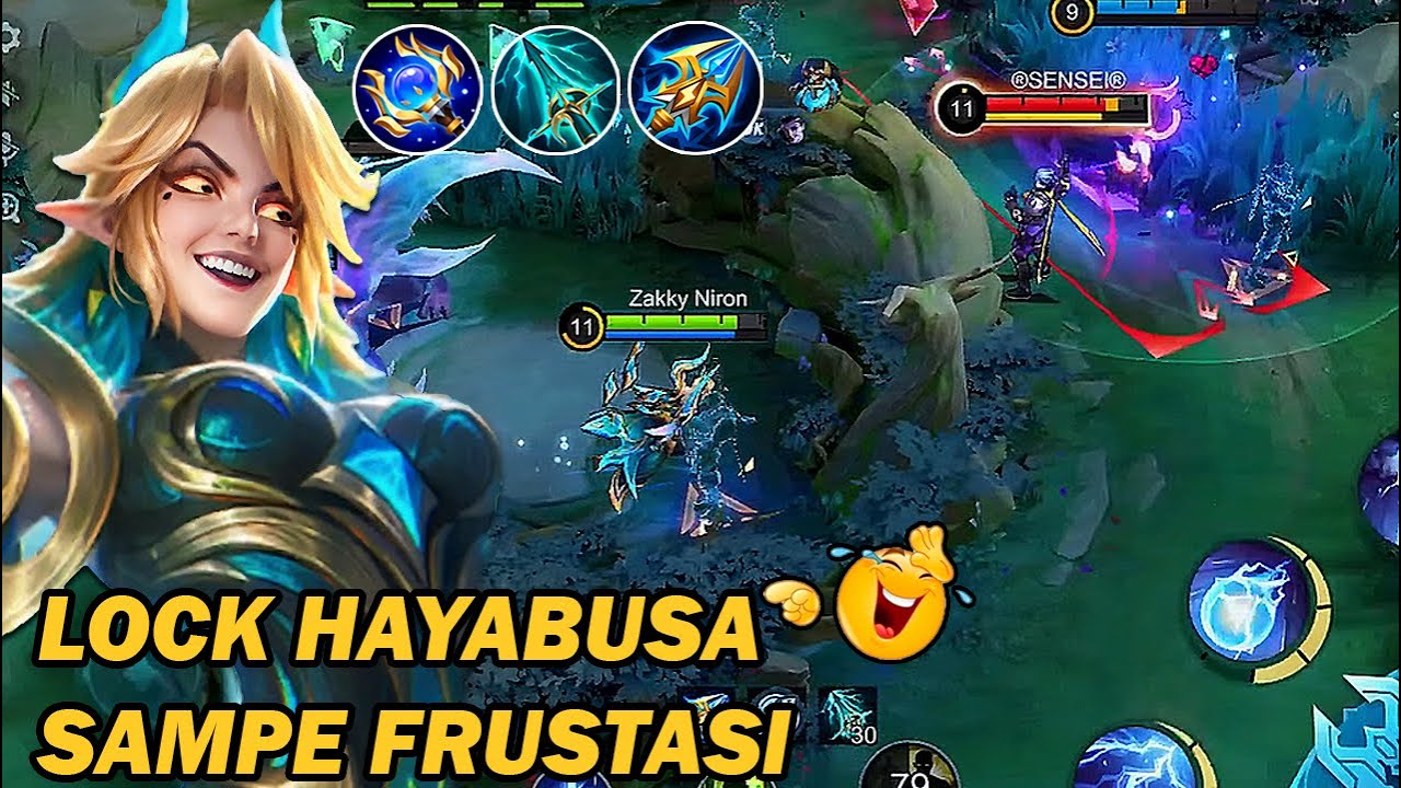 EUDORA MODE DENDAM!! LOCK HAYABUSA SI PALING JAGO SAMPE KESAL‼️- MLBB