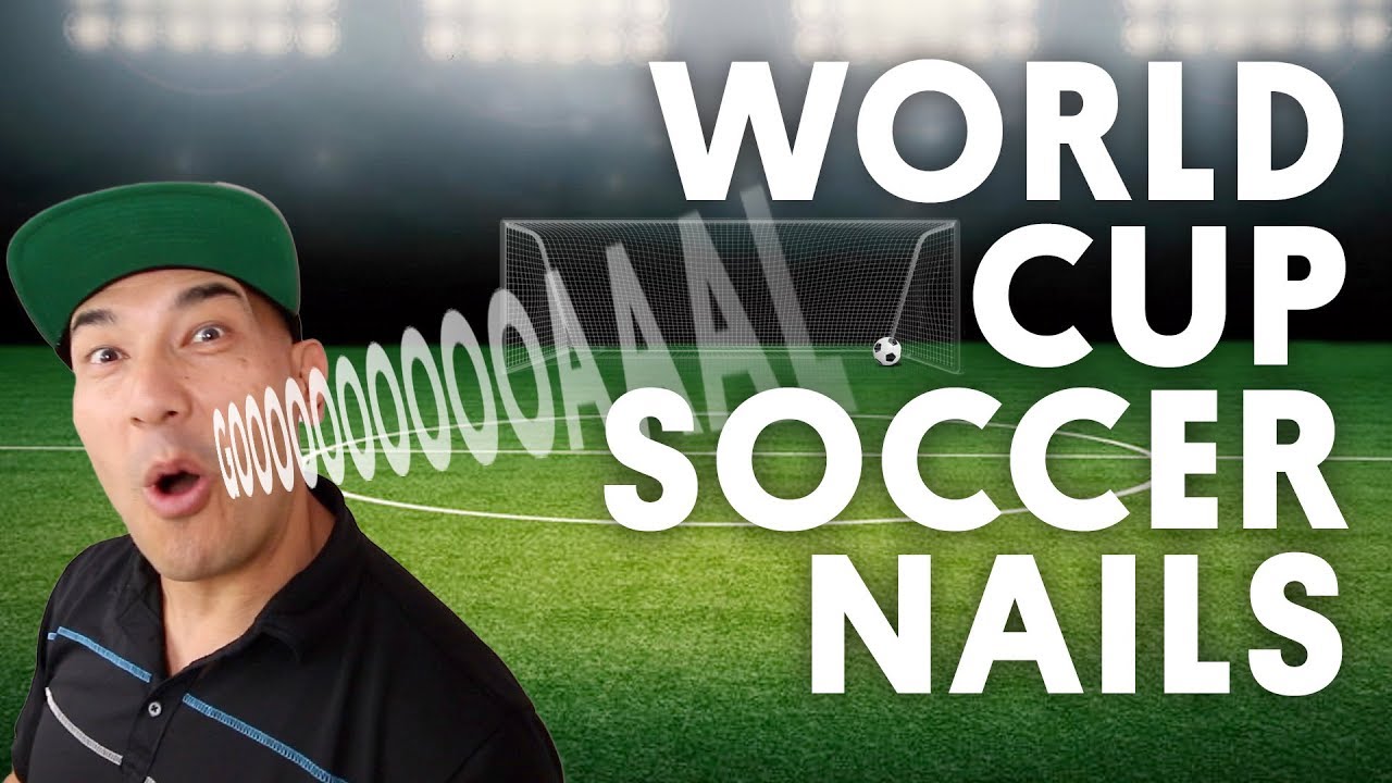 WORLD CUP SOCCER NAILS (MISSION CONTROL GEL) - VLOG 142