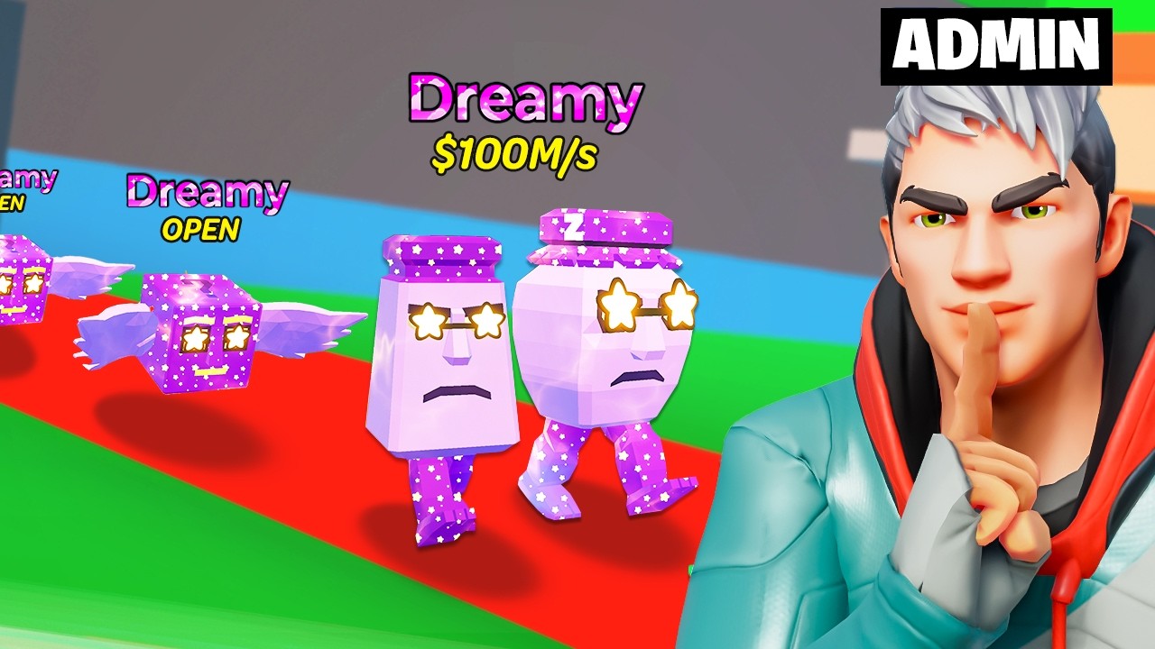 I ADMIN ABUSE the DREAMY EVENT in Fortnite Steal the Brainrot (ALL Secret Codes)