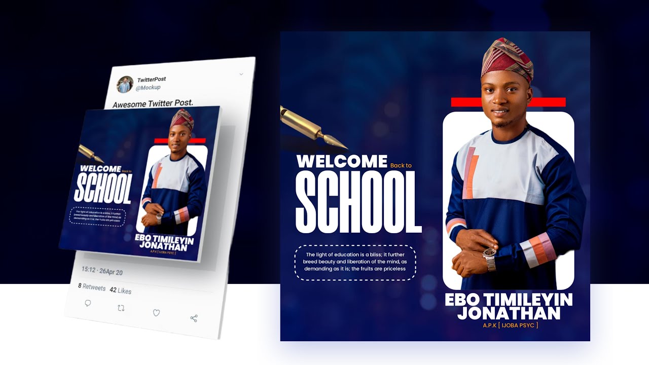 PixelLab Tutorial - How to Design Flyer in PixelLab - Creative Flyer Design (School Flyers)