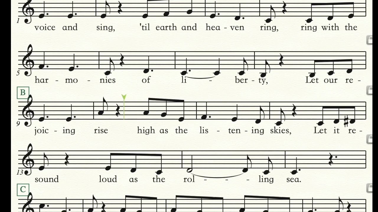 Lift Every Voice and Sing, (Black National Anthem) 1.11.2022